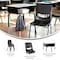 Flash Furniture HERCULES Student Desk w/Open Front Metal Book Box, Gray Desktop, Black Frame and Black Stack Chair FD-DESK-GYB-SCH3BB-GG - alternate 2